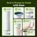 Portable Handheld Vacuum Sealer with 32 Reusable Vacuum Seal Bags