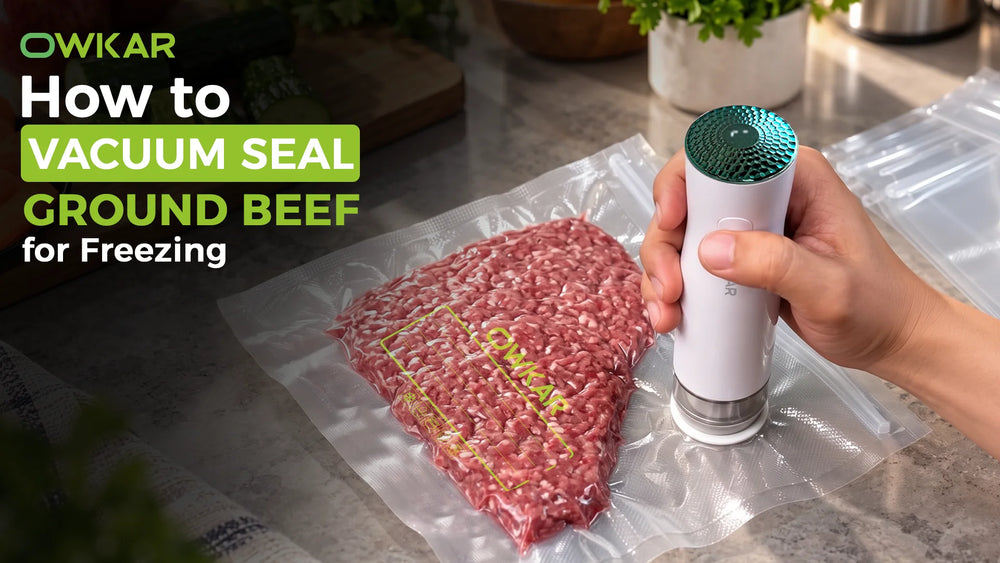 How to Vacuum Seal Ground Beef for Freezing