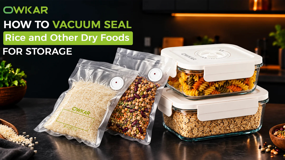 How to Vacuum Seal Rice and Other Dry Foods for Storage