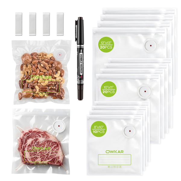 50-Piece Reusable Vacuum Bags